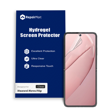 Huawei Nova Flip Compatible Premium Hydrogel Screen Protector With Full Coverage Ultra HD
